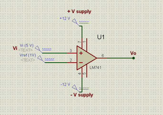 Gerilim Karşılaştıracı Devresi (Normal)